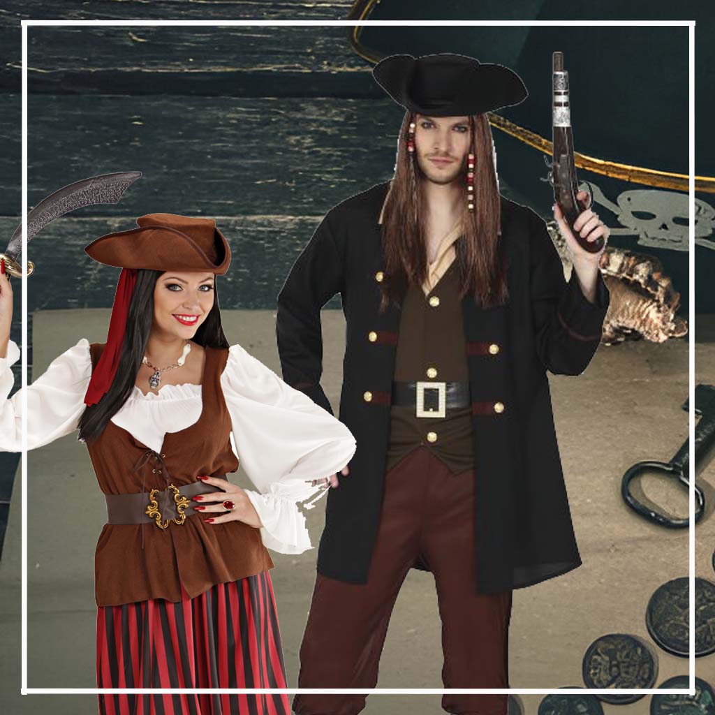 Disfraces de Piratas, Corsarios y Bucaneros para adultos e infantiles